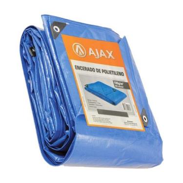 Imagem de Lona Encerado Polietileno 8 X 6 AZUL 200 micras Ajax