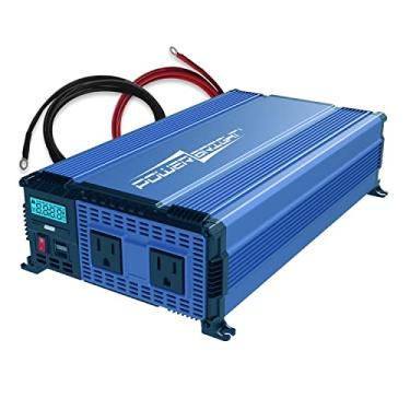 Imagem de PowerBright Inversor De Energia 1500 Watts E 12 V, Tomadas Duplas 110 V 120 Ca, Kit Instalação Incluso, Fonte Alimentação Automotiva Reserva Para Liquidificadores, Aspiradores Pó Ferramentas - Aprov