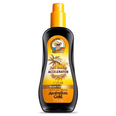 Imagem de Bronzeador Australian Gold Dark Tanning Clear Accelerator Spray Gel 237g