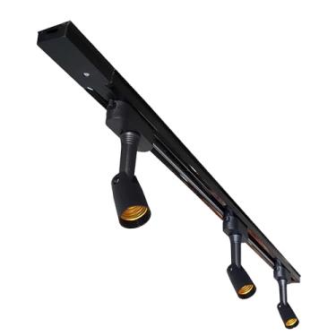 Imagem de Kit Trilho Eletrificado 1 Metro Com 3 Spots Led 7w Preto Bivolt (Branco neutro (4000K))