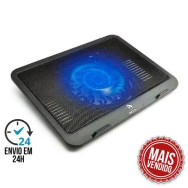 Imagem de Suporte Notebook Cooler Led Base Com Ventilação Apoio Usb Ozzix Origin