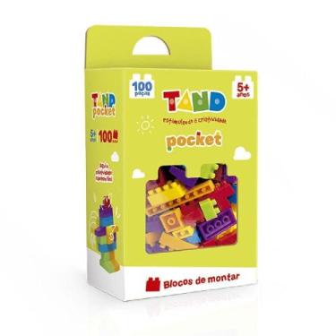 Imagem de Blocos de Montar Tand Pocket 100 Peças - Toyster