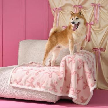 Imagem de Cobertor impermeável para cachorros LE SURE para cães grandes, rosa Ta