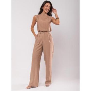 Imagem de Calça Feminina De Alfaiataria Wide Leg Salvatore Fashion-Feminino