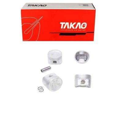 Imagem de Pistão (Jg) Gol 1.0 8V 2002 A 2007 / Fox 1.0 8V 2002 A 2007 / Gol 1.0 8V 2002 A 2007 / Fox 1.0 8V 2002 A 2007 - Takao Pvw10C100