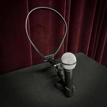 Imagem de SUMAG Suporte De Microfone Pescoço Profissional Sumag, Ajustável, Para Truques Mágica, Acessórios Ilusões Palco, Adereços