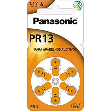 Imagem de Panasonic Bateria Para Aparelho Auditivo Zinc Air 1.4V/ 250Mah Pr-13 300
