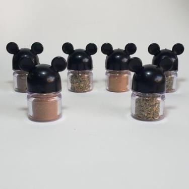 Imagem de Potes De Temperos Preto para Lembrança de Chá de Cozinha - Disney