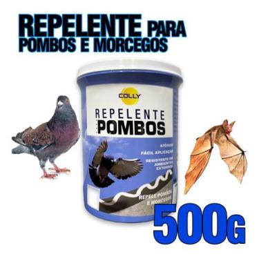 Imagem de Gel Repelente Pombo Morcego 500gr Colly Pombos  Morcegos  Atóxico  Ini