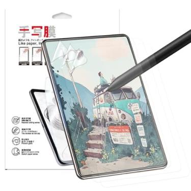 Imagem de QYiiD [Pacote com 3 protetores de tela texturizados de papel para Galaxy Tab A8 10,5 polegadas 2022 (SM-X200/X205/X207), escreva e desenhe como em papel, antirreflexo, sem bolhas, fácil de instalar
