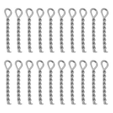 Imagem de ECSiNG 60 pinos de aço inoxidável de 8 mm para boilie de pesca grossa de 6 a 10 mm