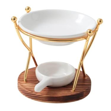 Imagem de IEUDNS Queimador de óleo essencial, difusor de aromas, versátil, fácil de usar, aquecedor de fragrâncias, suporte para velas, para quarto e mesa