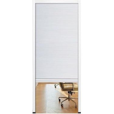 Imagem de Portas Dobráveis Deslizantes Com Moldura De Alumínio Interior Armários Guarda-roupa Instalação Simples Porta Sanfonada Interior De Escritório Doméstico, Milk Color, 45x50cm/17.7x20in