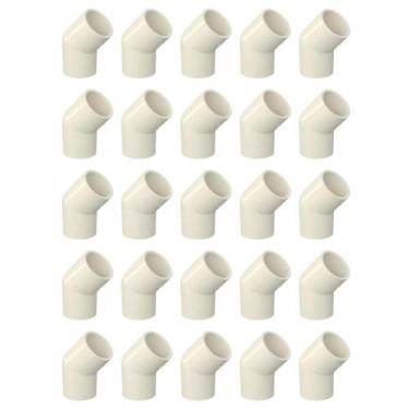 Imagem de Kit Com 25 Unidades Joelho Cpvc 45º 22Mm Aquatherm Tigre - Tigre Pvc