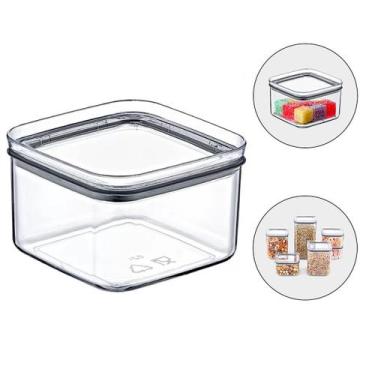 Imagem de Pote Fechamento Hermético para Armazenamento de Alimentos 550 ML Lumi 