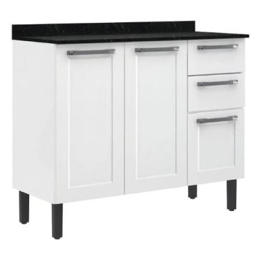 Imagem de Balcão itatiaia florença 1,05 3p 2gav branco