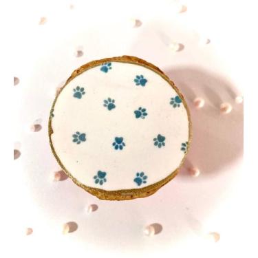 Imagem de SG45 Estêncil patinha pet para confeitaria e artesanato. - confeitaria