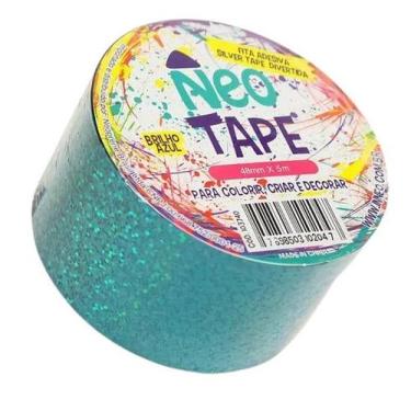 Imagem de Fita Adesiva Silver Tape Divertida 4,8X5Cm - ul Brilho - Neo Tape