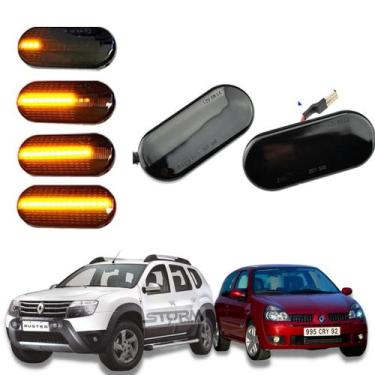 Imagem de Par Pisca Seta Sequencial Renault Clio Duster Oroch Scenic