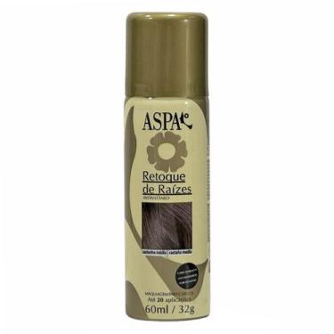 Imagem de Spray Retoque Raízes Instantâneo Castanho Médio ASPA 60ml