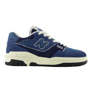 Imagem de New Balance Tênis feminino 550, Azul marinho/azul garça/angorá, 34