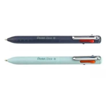 Imagem de Pentel 2 Canetas Izee Multi 0,7 4 Cores Classicas E Pastel