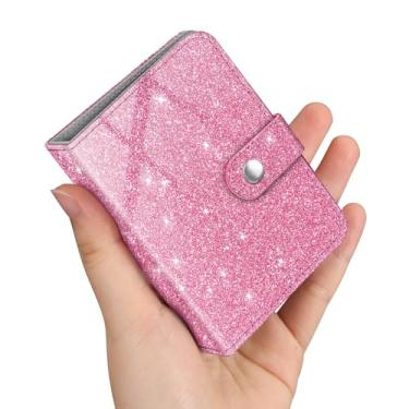 Imagem de FINTIE Mini Álbum De Fotos Para Filmes 2X3" - 52 Bolsos, Álbuns Pequenos, Fujifilm, Instax, Câmera Instantânea/Polaroid, Alta Impressão, Porta-Cartões Kpop, Rosa Brilhante