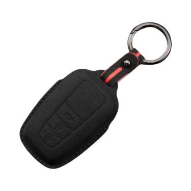 Imagem de Capa De Chave De Couro Para Toyota Prius Camry Corolla CHR C-HR RAV4 L