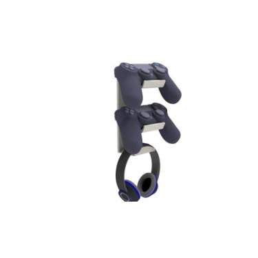 Imagem de Suporte De Parede Compatível com Controles E Headset De Xbox Ps4 Ps3 -