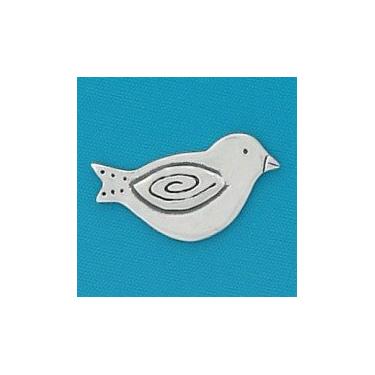 Imagem de Basic Spirit Fly High / Token de bolso em forma de pássaro (moeda) * Estanho feito à mão sem chumbo CN-91