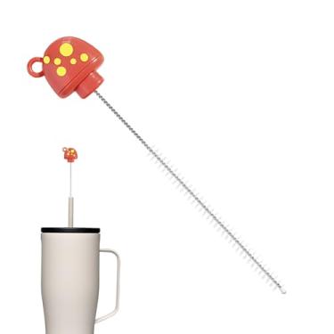 Imagem de Escova Para Limpar Canudos | Escova Longa Para Limpeza De Cachimbos | Ferramenta De Limpeza Para Copos Garrafas E Alimentadores De Passaros | Para Cozinha E Apartamento