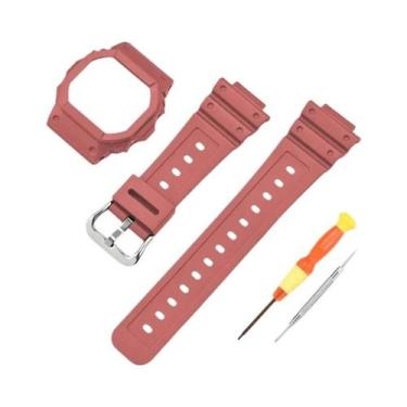 Imagem de Pulseira De Resina De Borracha Unissex Para Relógio Casio G-Shock DW-5