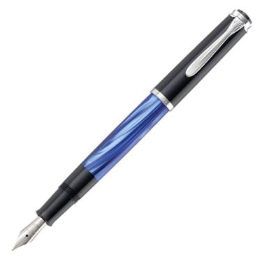 Imagem de Caneta Tinteiro Pelikan M205 Azul Marmorizado Pena F Blau