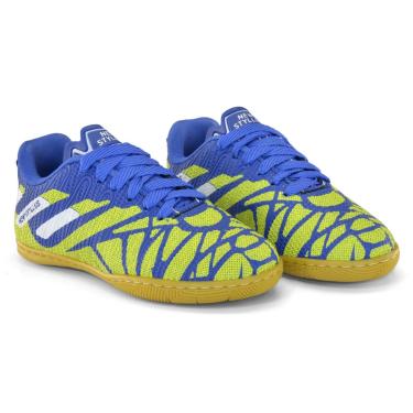 Imagem de New Styllus, Chuteira Esportiva, Futebol Indoor Futsal Quadra, Multicolorida, 33, Par