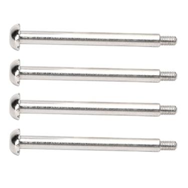 Imagem de Domary Pino da Dobradiça Traseira Traseira RC, Alumínio de Alumínio de Aço RC Pin de Dobradiça, Porca M3, para ARRMA 1/7 1/8 SERIES (Prata)