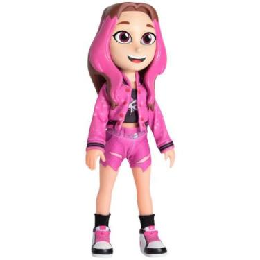 Imagem de Boneca Infantil Baby Brink Emily Vick 25cm Vinil, Rosa