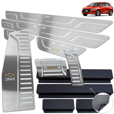 Imagem de Descanso Pedaleira Automático Soleira Prata Onix Turbo 2020