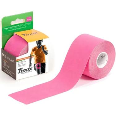 Imagem de Bandagem Elástica 5cm x 5m Fita Adesiva Funcional Taping Pós Operatóri