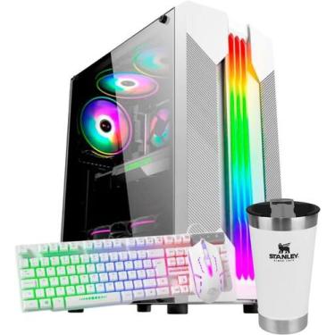 Imagem de PC Gamer Refresh White DreamComputers cpu AMD Ryzen 5 5600G, 16GB DDR4