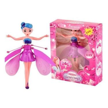 Imagem de Fada Madrinha Que Voa Brinquedo Boneca Voadora Mini Drone - Genérico