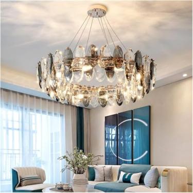 Imagem de Lustre moderno LED, lustres LED, iluminação de sala, lâmpada compatível com sala de estar, lustre de teto Morden, quarto, decoração moderna