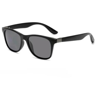 Imagem de Óculos De Sol Polarizado Anti-Uv Unisex Esportivo (Preto/Preto)