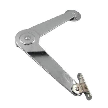 Imagem de XLWLLNJ Suporte de dobradiça para tampa dobrável, suporte de metal para gabinete, dobradiça para caixa de joias, melhoramento da casa, escritório, móveis, Instalação Do Lado Esquerdo