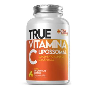 Imagem de True Vitamina C 1000mg Lipossomal True Source 180 Cápsulas, Sem Sabor