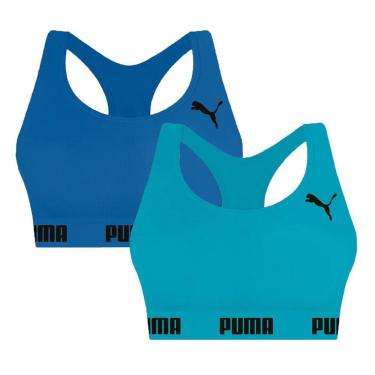 Imagem de Kit 2 Tops Puma Nadador Sem Costura Feminino