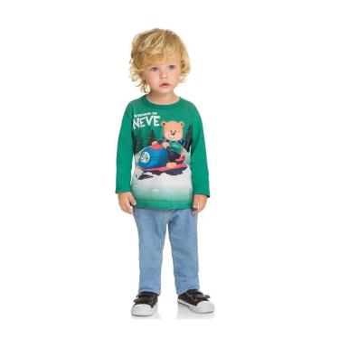 Imagem de Camiseta Infantil Menino Manga Longa-Masculino