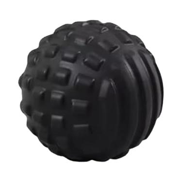 Imagem de harayaa Bola de massagem com rolo, ferramenta de massagem de tecido profundo, academia, treino, ioga, portátil para costas, 2,76 polegadas para trabalhadores, Preto