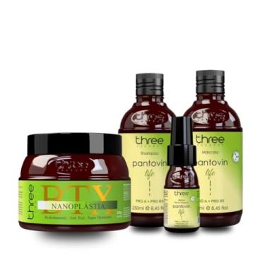 Imagem de Kit Life Home Care Manutenção Pantovin Com Btx Nanoplastia 500g