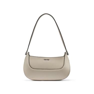 Imagem de Calvin Klein Bolsa de ombro Nori Top Zip Demi, Cherub White, tamanho único