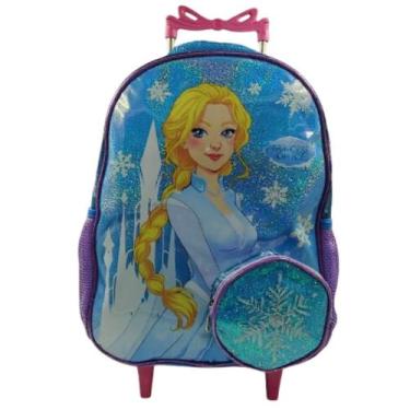Imagem de Mochila Escolar Infantil Grande Com Rodinha Feminina - Lachine Virtual
